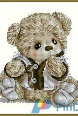 Bear with Jacket by Svetlana Sichkar