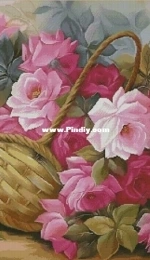 Yushchuk 5998 - Basket of Roses PCS