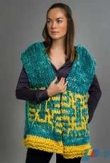 Brigitte Cardigan Mosaic by Emma Matsuta - Free