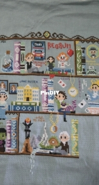 Cloudsfactory- Stitchers Book Club - WIP 5 months into SAL