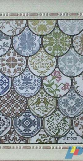 Needleprint Ackworth Coussin by Steve Rousseau