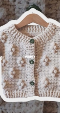 Mon Petit Violon - Vita Apala - Cotton Flower Cardigan