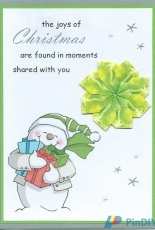 Snowman with Presents and Pickwick Green Tea 1