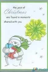 Snowman with Presents and Pickwick Green Tea 1