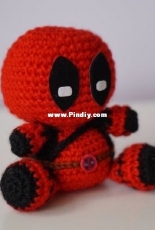 Amigurumeria - Deadpoll Pattern - Spanish