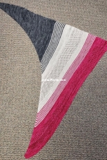 Winter Concept Shawl by Elizabeth Finn-Free