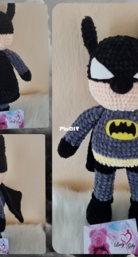 Luvly Gifty - Petra Moravcikova - Crochet pattern Batman - Návod Háčkovaný Batman - Czech - Translated