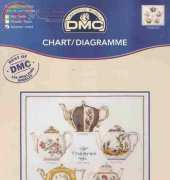 DMC 14266 18th century teapots
