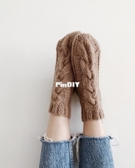 Cuddly Home Socks by Victoria Chaplina