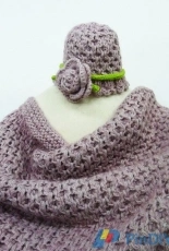 Candice Baby Blanket and Hat by Tiggs Togs -Free