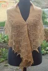Alpine Meadows Knitted Lace Shawl by Kushchovenko Oksana -Free