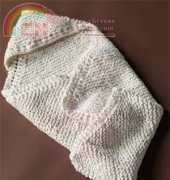 Lion Brand Yarn-70090A-Hooded Baby Wrap-Free