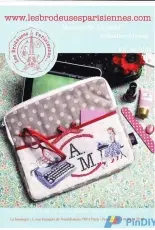 Les Brodeuses Parisiennes LBP - Housse de tablette Dactylo