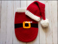 The Yarn Conspiracy - Michelle Carlisle - Santa Sleep  Sack