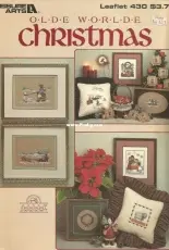 Leisure Arts 430 Olde Worlde Christmas PCS Incomplete