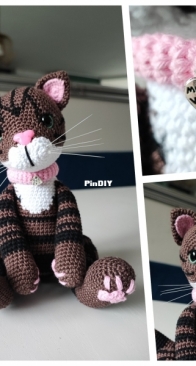 Cute kitty - pattern by Krissie Dolls