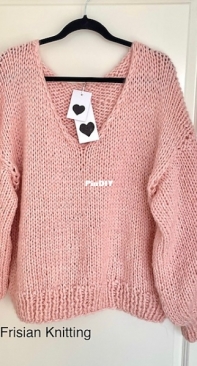 Mohair sweater Dusty by Frisian Knitting-English, Dutch-Free