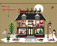 Santas Home by Donna Wolfe