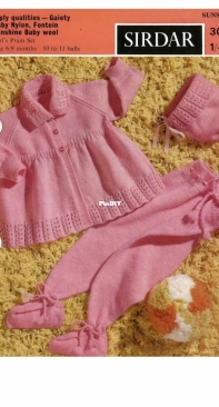 Sirdar 3006-girls pram set