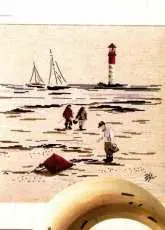 Isabelle Haccourt Vautier Au fil de locean - Les pecheurs a pied