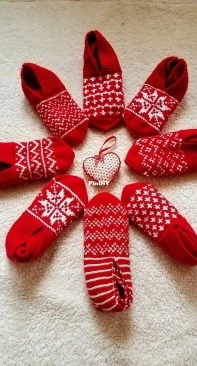 Nordic Guest Slippers by Jeannette Murphy-Free