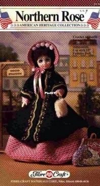 Fibre Craft FCM206 - American Hertage Collection - Northern Rose