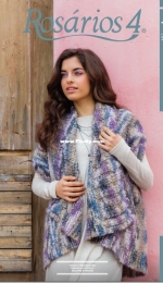 Folded Shaggy Wrap by Agulhas & Pincéis – English + Portuguese- Free