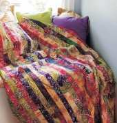 Fons & Porters-Garden of Simple Delights- Free Strip Quilt Pattern