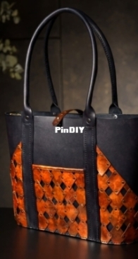 Creative Awl -  Forged Tote Bag - Leather