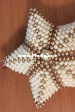 Gold beading star