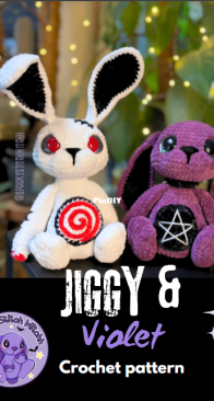 Spooky Stitch Witch - Anita - Jiggy and Violet