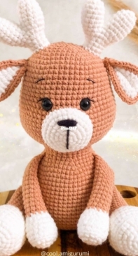 Cool amigurumi - Anny Servelin dos Santos - Forest Animals  - Lila the Deer - Animais do Bosque Amigurumi - Lila a Cerva - Portuguese