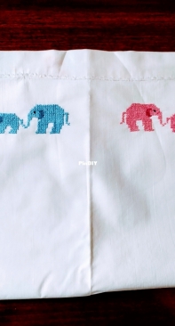 Cross stitch  flat sheet