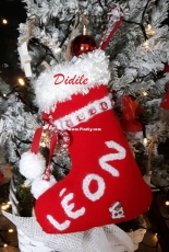 For a new baby a Christmas sock