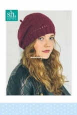 Simple eyelet hat by Sarah Hatton (Rowan)