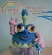 Amigurumi Artist - Gudrun Kulich - Mister Curling Stone