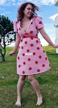 Transatlantic Crochet - Strawberry Dress