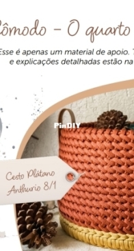 Casa em Trama - Maria Carol - Basket - Cômodo - O Quarto do Bebê - Cesto Plátano Anthurio - Portuguese