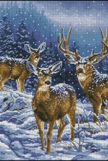 Winter Deer by Alisa Okneas