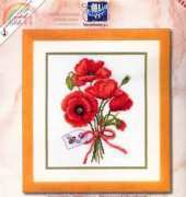 Vervaco 70.044 Poppy Bouquet