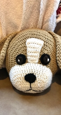 SerendiptyCrochet207 -  Diane Snell -Beagle Pillow