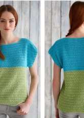 Patons - Colorblock top - Free