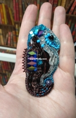 Finished brooch