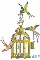 Golden Cage from Mango Pratique - Les Oiseaux