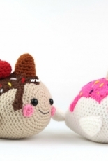 Stringy Ding Ding - Ice Cream Narwhal Amigurumi - Free