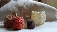 Rustic pumpkins (herringbone, popcorn and 2 other textured pattern)