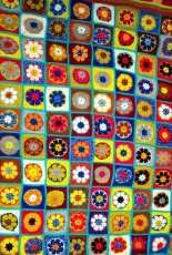 African flower blanket