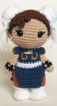 Crochelandia - Rose Nogueira - Toy Art Chun Li - Free