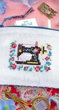 Sewing Machine by Susan Penny from Cross Stitcher 345 PCS + XSD