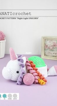 Tanati Crochet - Crochet Friends Lab - Tatyana / Tatiana Kostochenkova - Night Light Unicorn